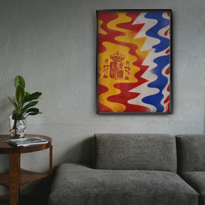Spain National Team - Flag Art Poster