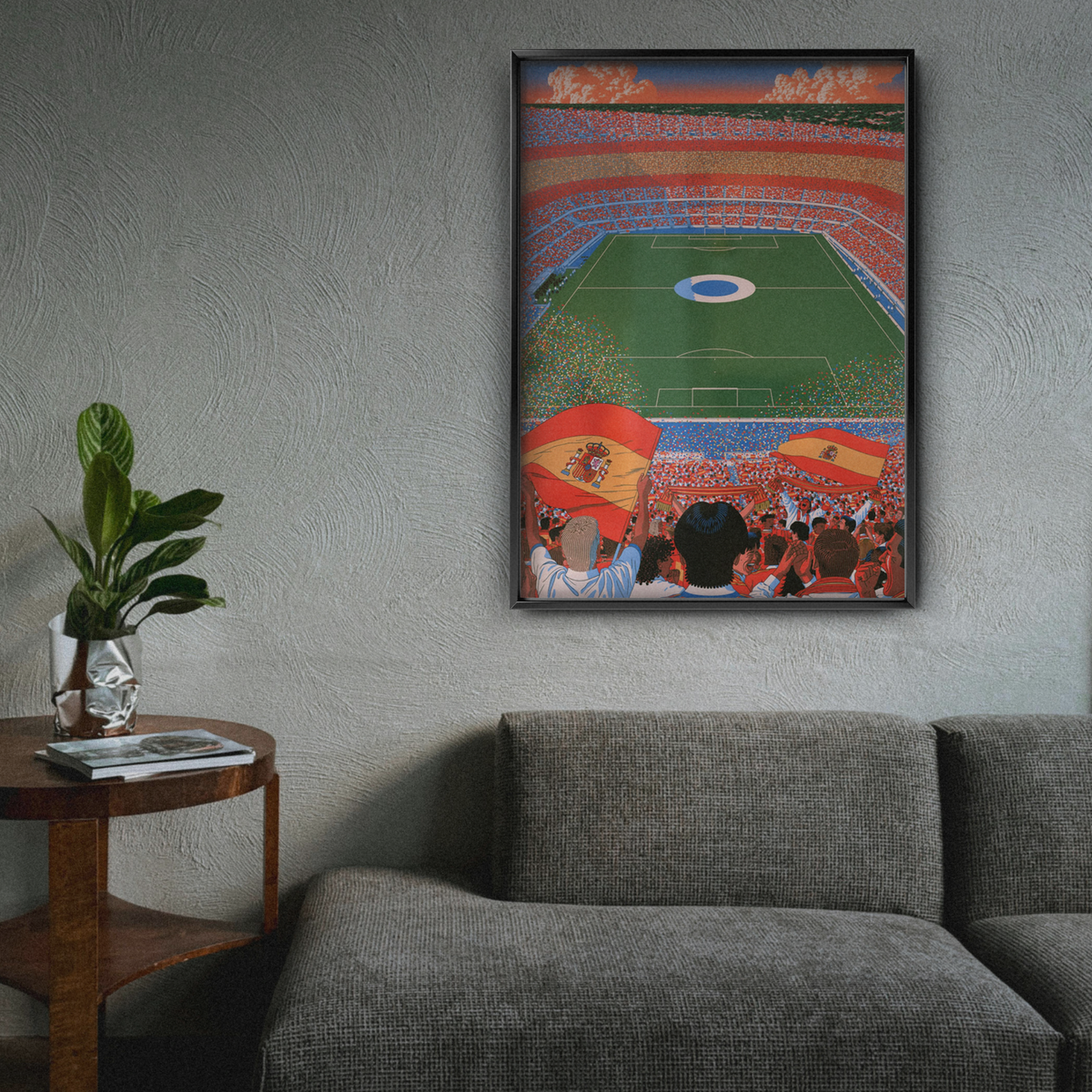 Spain National Team - Stadium Flags Poster