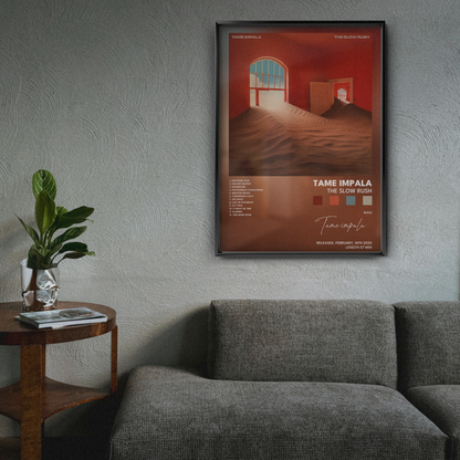 tame impala The Slow Rush poster