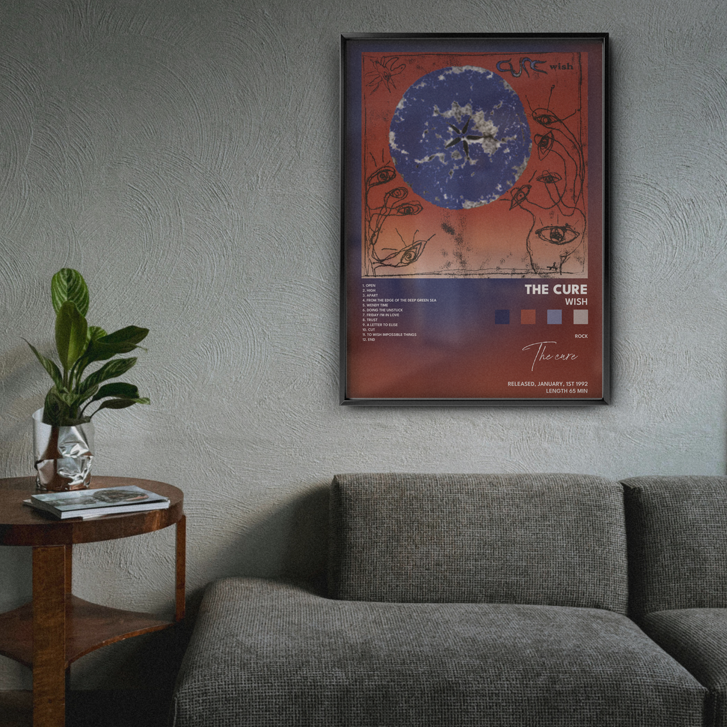 the cure Wish poster