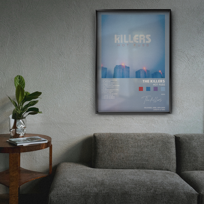 the killers Hot Fuss poster