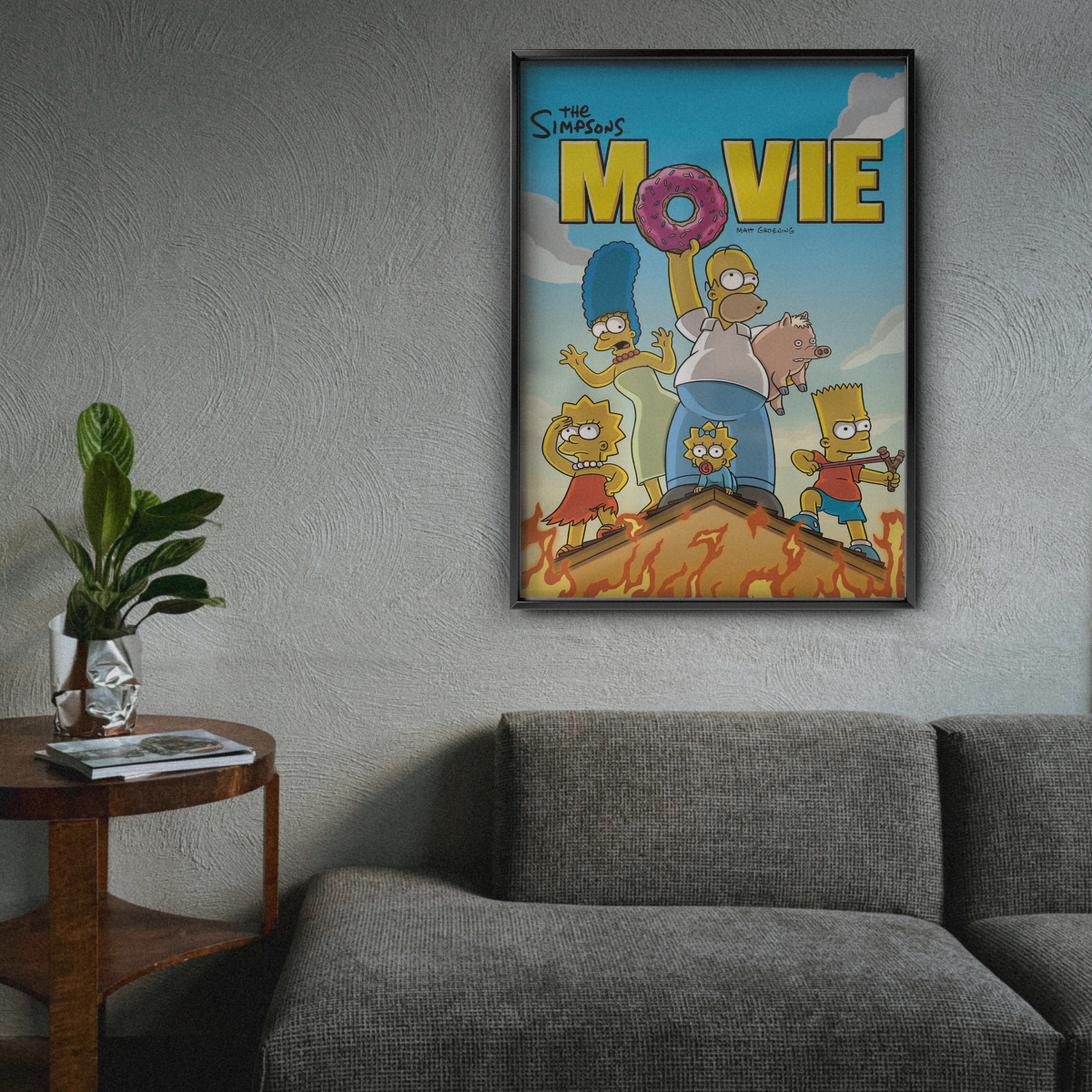 Yellow Cartoon Family