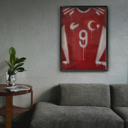 Turkey National Team - Jersey Art Poster