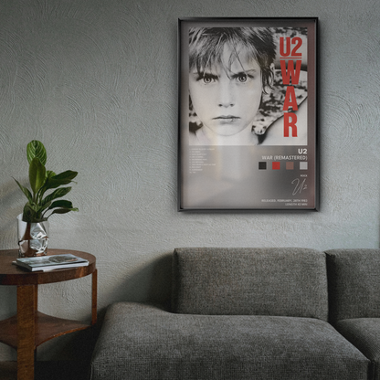 u2 War Remastered poster