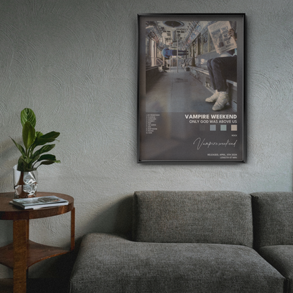 vampire weekend Only God Was Above Us poster