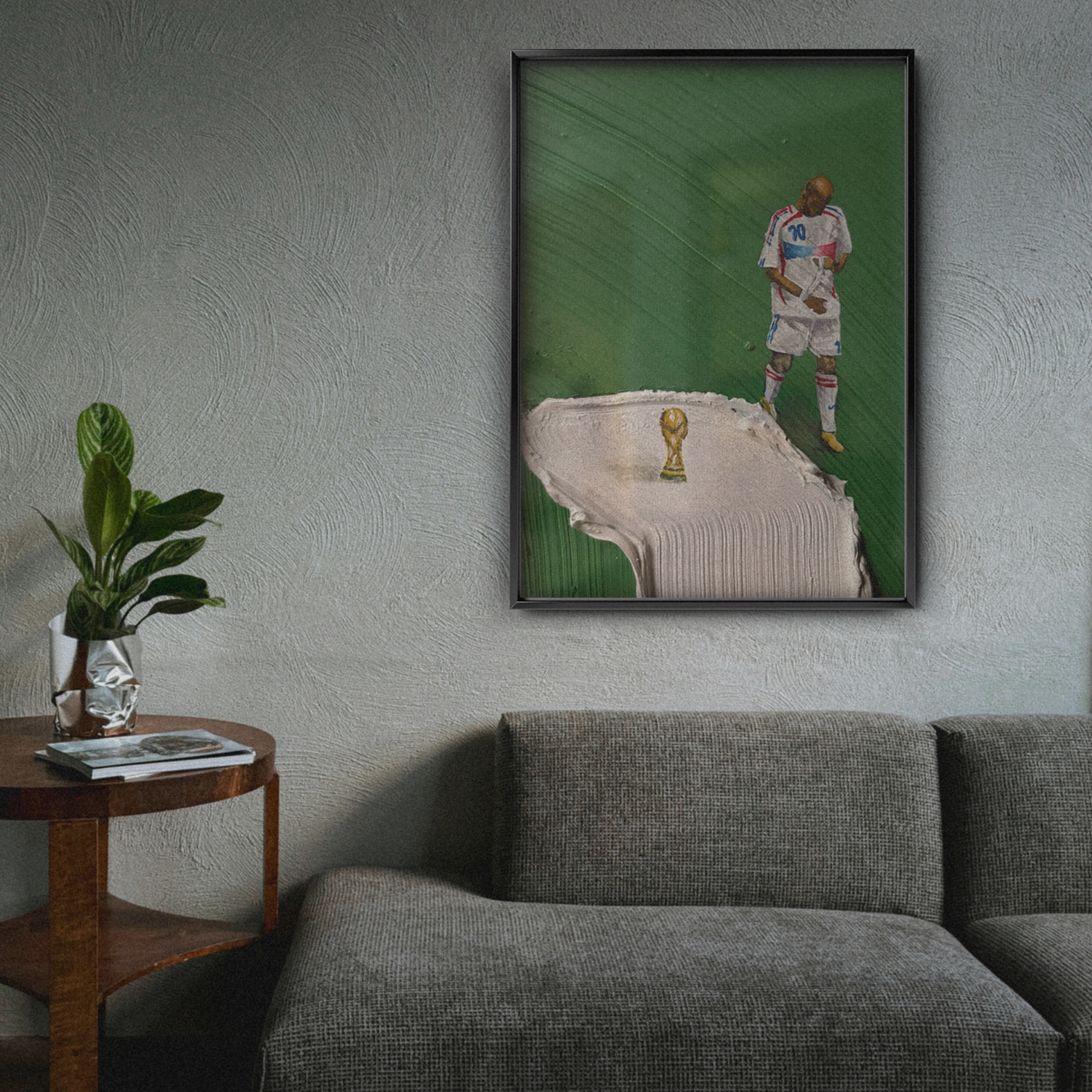 Zinedine Zidane - World Cup 2006 Walk Poster