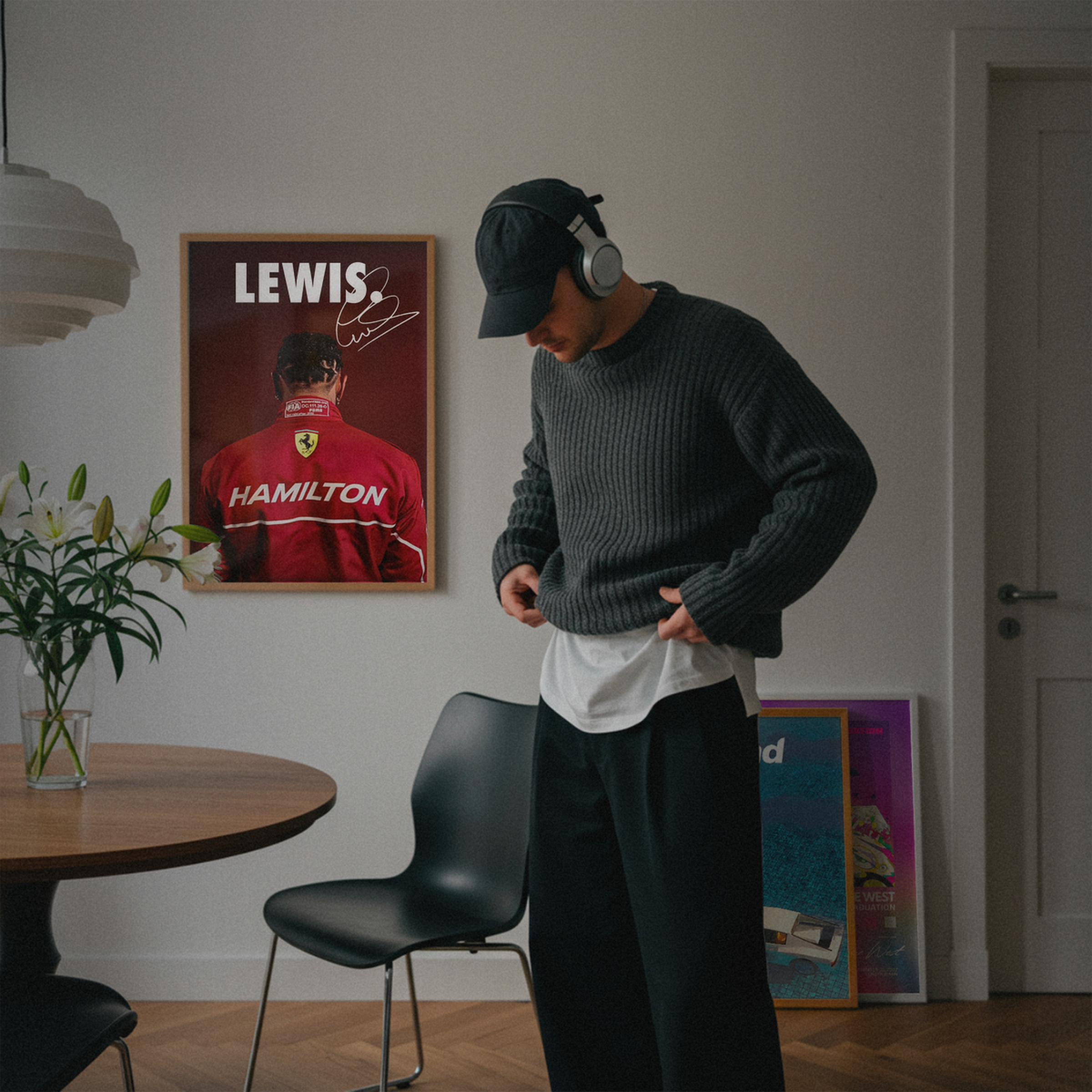 Lewis Hamilton X Ferrari Sign