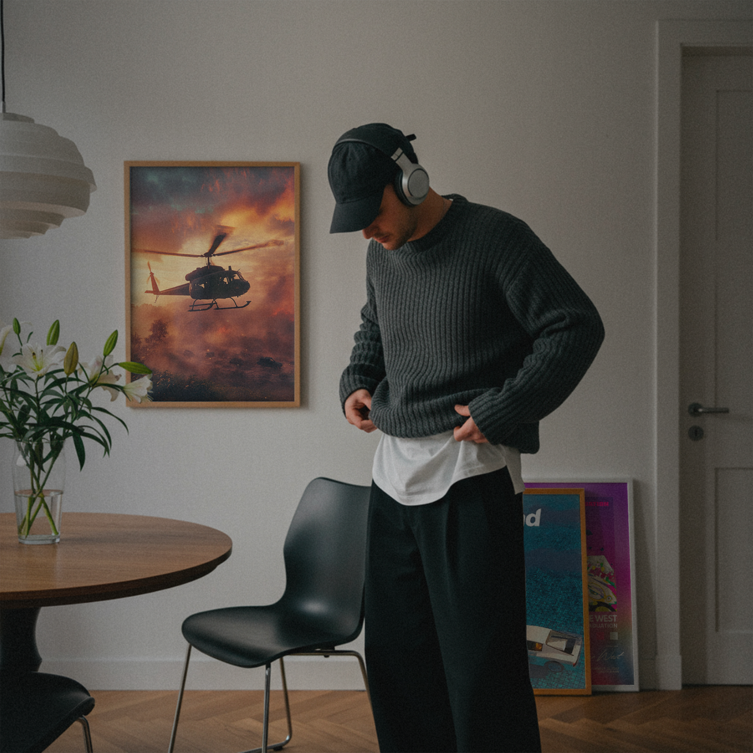 Call Of Duty – Helicopter At Warzone Sunset