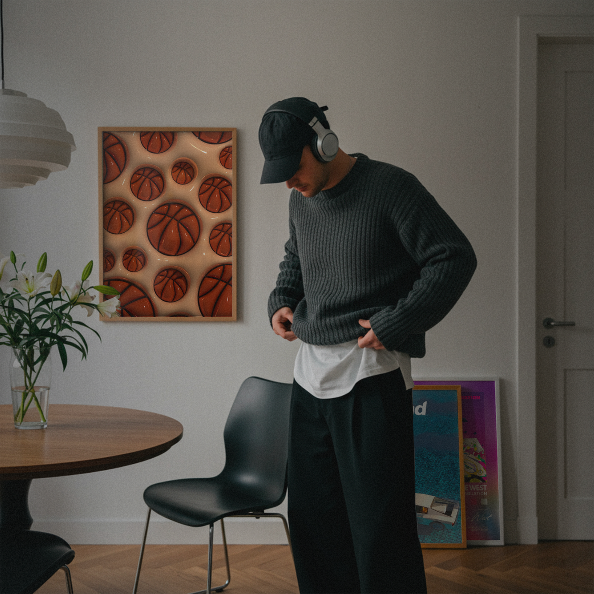 Basketball Slick Orange Ball Texture