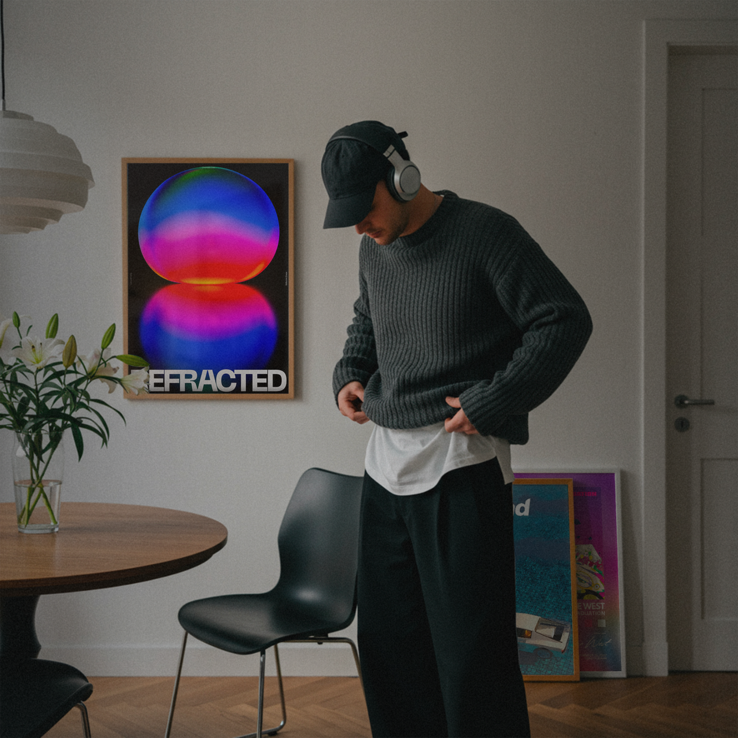 Refracted
