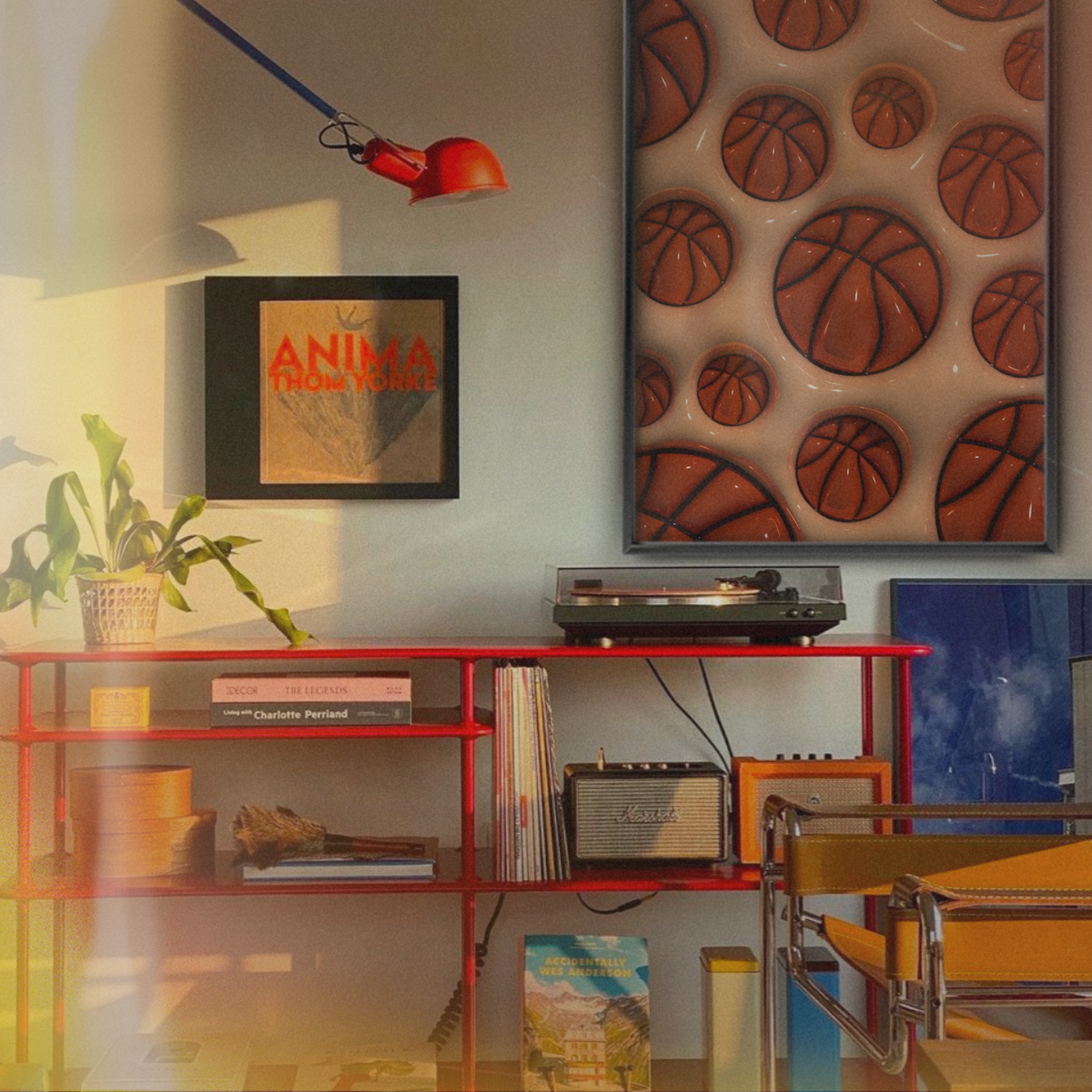 Basketball Slick Orange Ball Texture