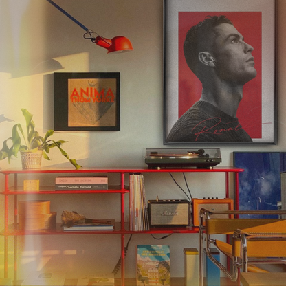 Cristiano Ronaldo - Profile Portrait Poster