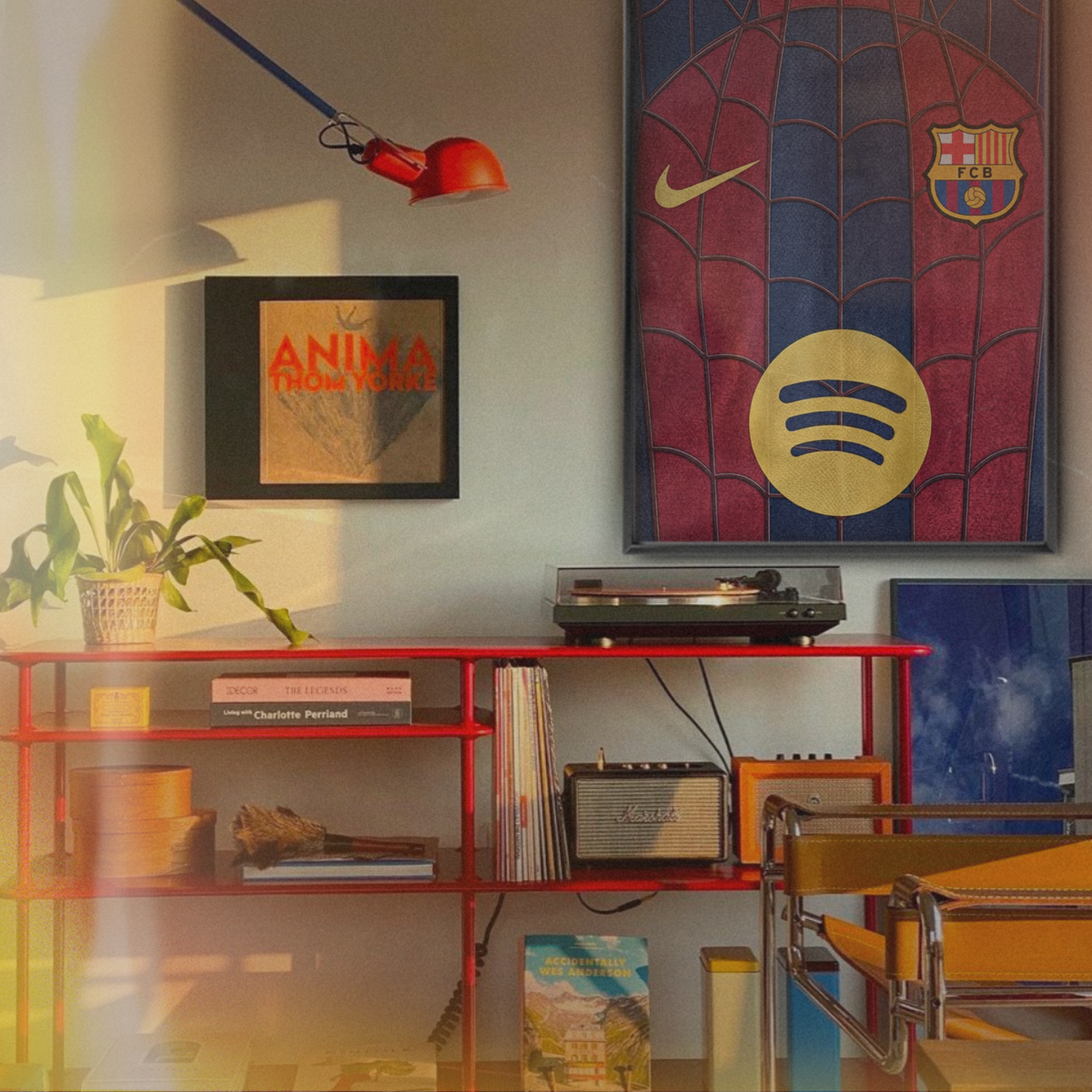 FC Barcelona - Stained Glass Jersey Poster