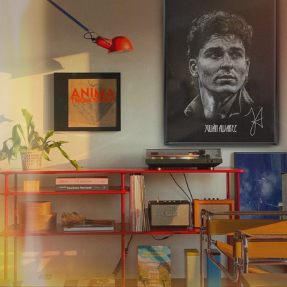 Julian Alvarez - Signature Portrait Poster