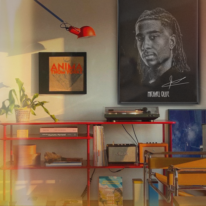 Michael Olise - Signature Portrait Poster