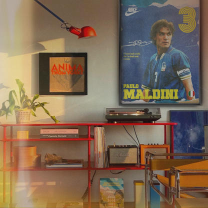 Paolo Maldini - Italy Number 3 Poster