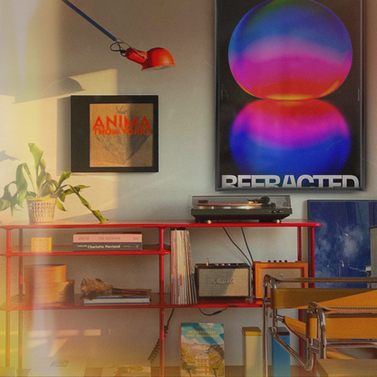 Refracted