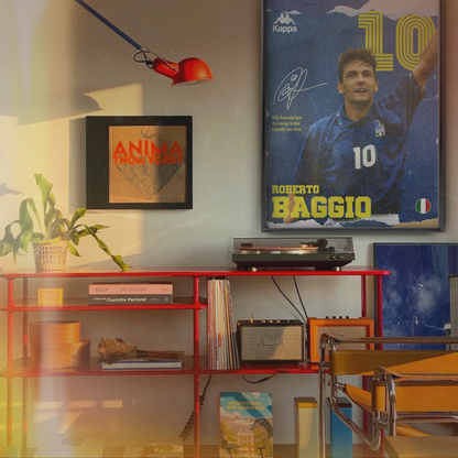 Roberto Baggio - Italy Number 10 Poster