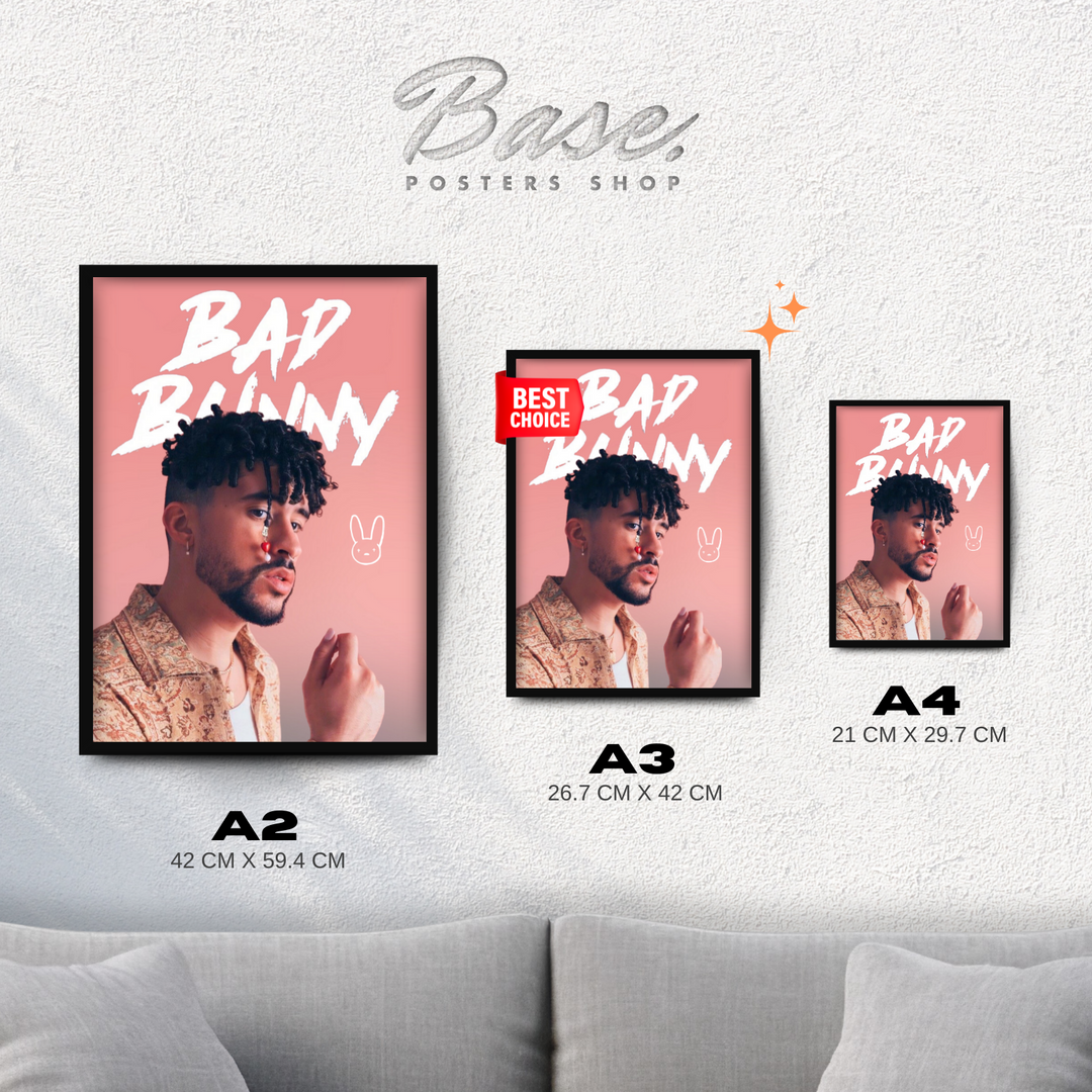 Posters Bad Bunny Pink - Only €11.95 – Posters Base Posters Bad Bunny Pink - Only €11.95 – Posters Base