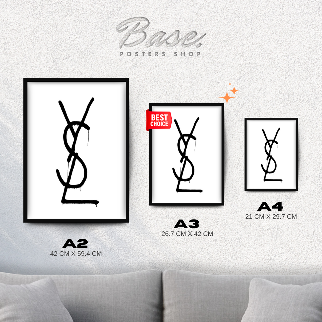 Posters Yves Saint Laurent YSL - Only €11.95 – Posters Base Posters Yves Saint Laurent YSL - Only €11.95 – Posters Base