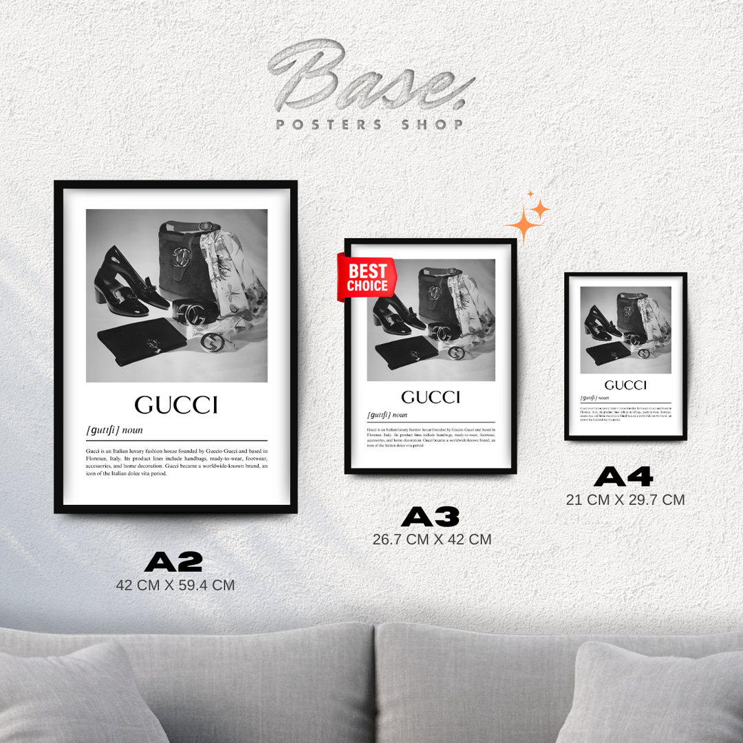 ヴィンテージ ポスター　GUCCI GUCCI /interior poster - メルカリ