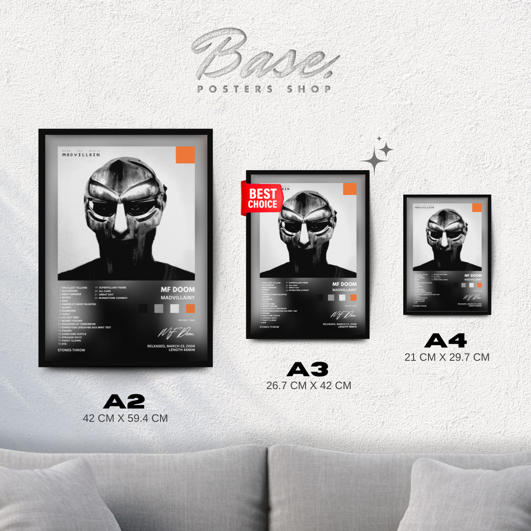 Posters MF Doom 'Madvillainy' - Only €11.95 – Posters Base Posters MF Doom 'Madvillainy' - Only €11.95 – Posters Base