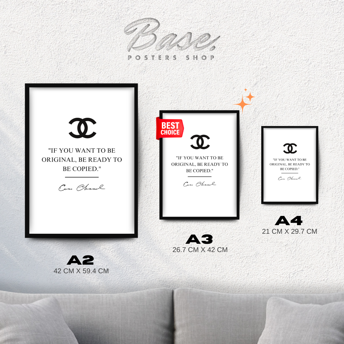 Posters Coco Chanel Citation - Only €11.95 – Posters Base posters-coco-chanel-citation-only-11-95-posters-base