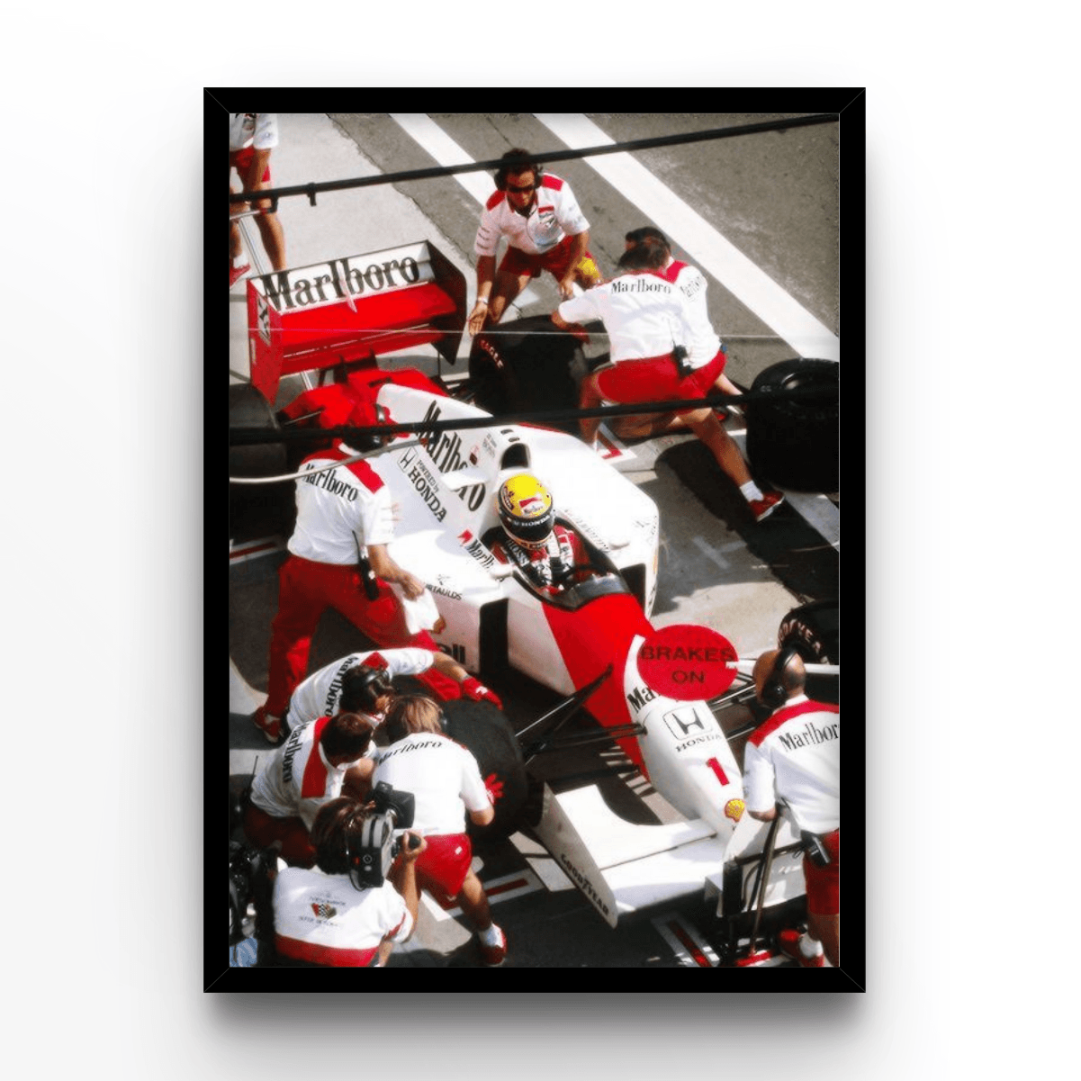 Alain Prost 2 - A4, A3, A2 Posters Base - Poster Print Shop / Art Prints / PostersBase