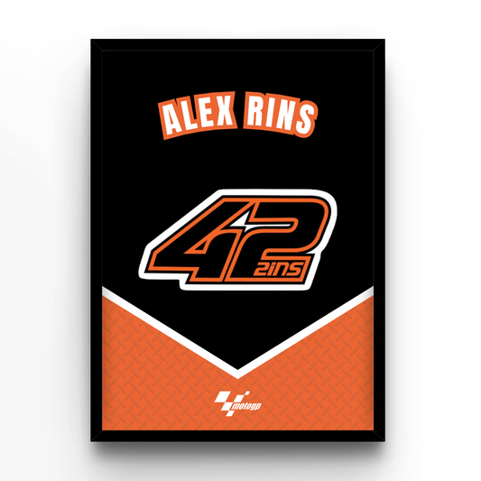 Alex Rins - A4, A3, A2 Posters Base - Poster Print Shop / Art Prints / PostersBase