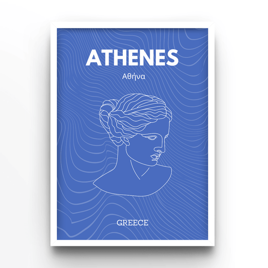 Athènes - A4, A3, A2 Posters Base - Poster Print Shop / Art Prints / PostersBase