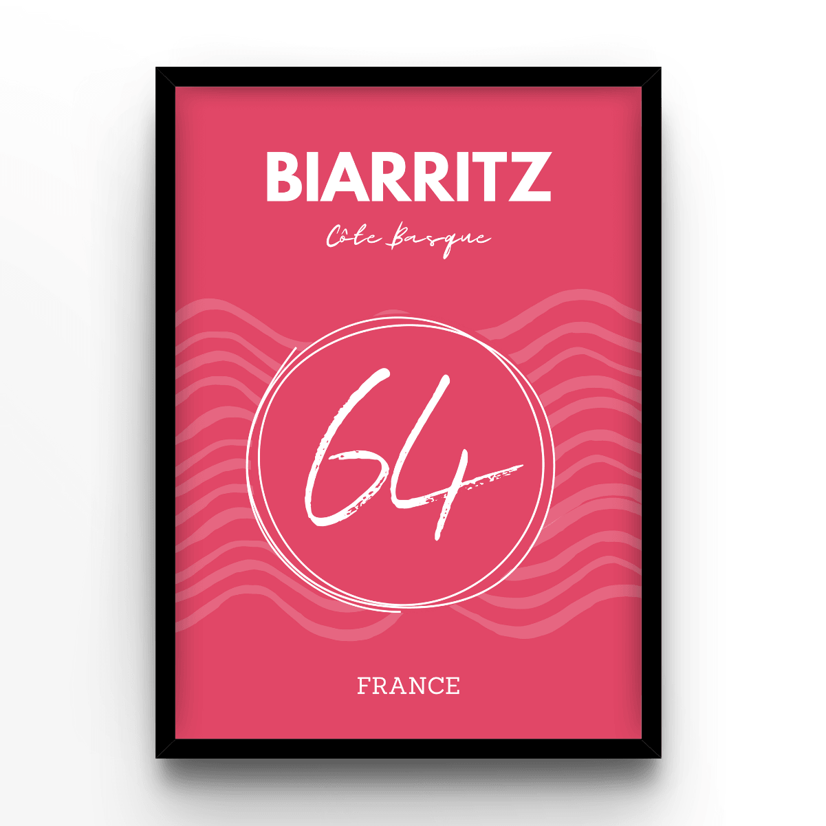 Biarritz - A4, A3, A2 Posters Base - Poster Print Shop / Art Prints / PostersBase