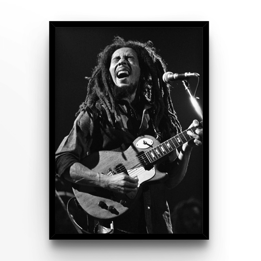Bob Marley Sing - A4, A3, A2 Posters Base - Poster Print Shop / Art Prints / PostersBase