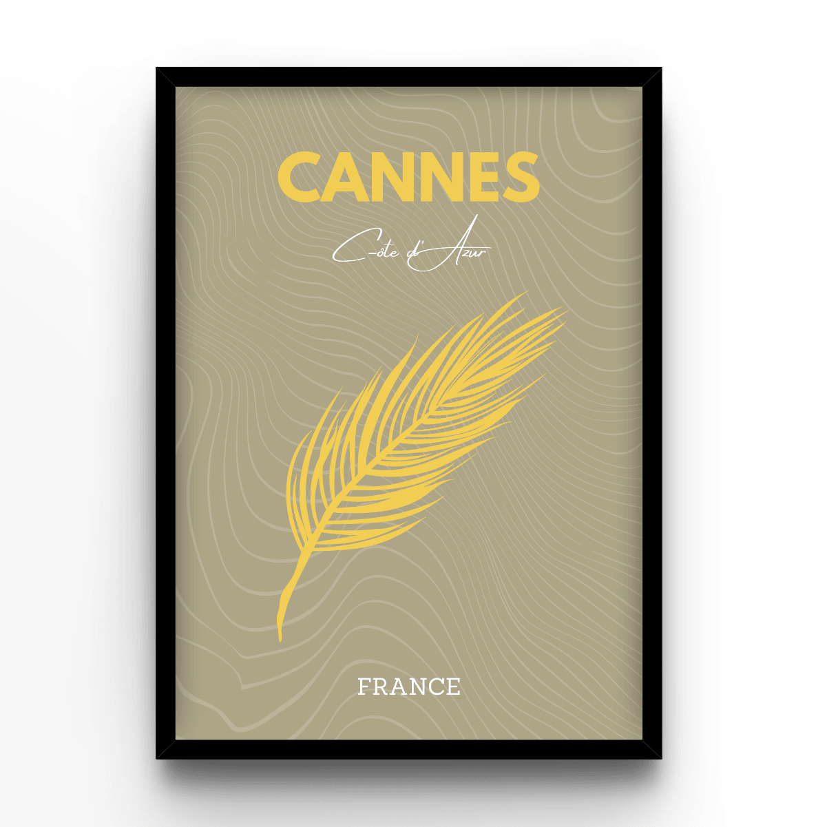 Cannes - A4, A3, A2 Posters Base - Poster Print Shop / Art Prints / PostersBase
