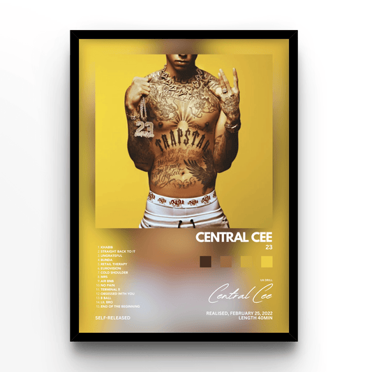 Central Cee 23 Album - A4, A3, A2 Posters Base - Poster Print Shop / Art Prints / PostersBase
