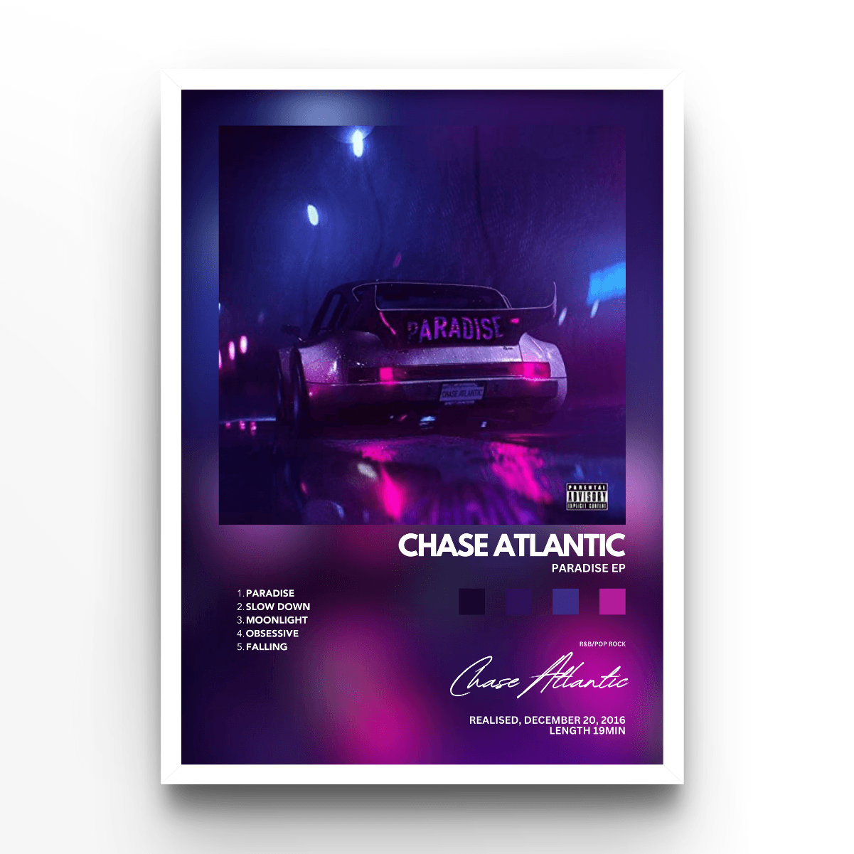 Chase Atlantic Paradise EP - A4, A3, A2 Posters Base - Poster Print Shop / Art Prints / PostersBase