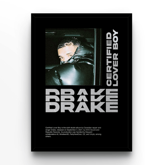 Drake - A4, A3, A2 Posters Base - Poster Print Shop / Art Prints / PostersBase