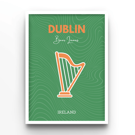 Dublin - A4, A3, A2 Posters Base - Poster Print Shop / Art Prints / PostersBase