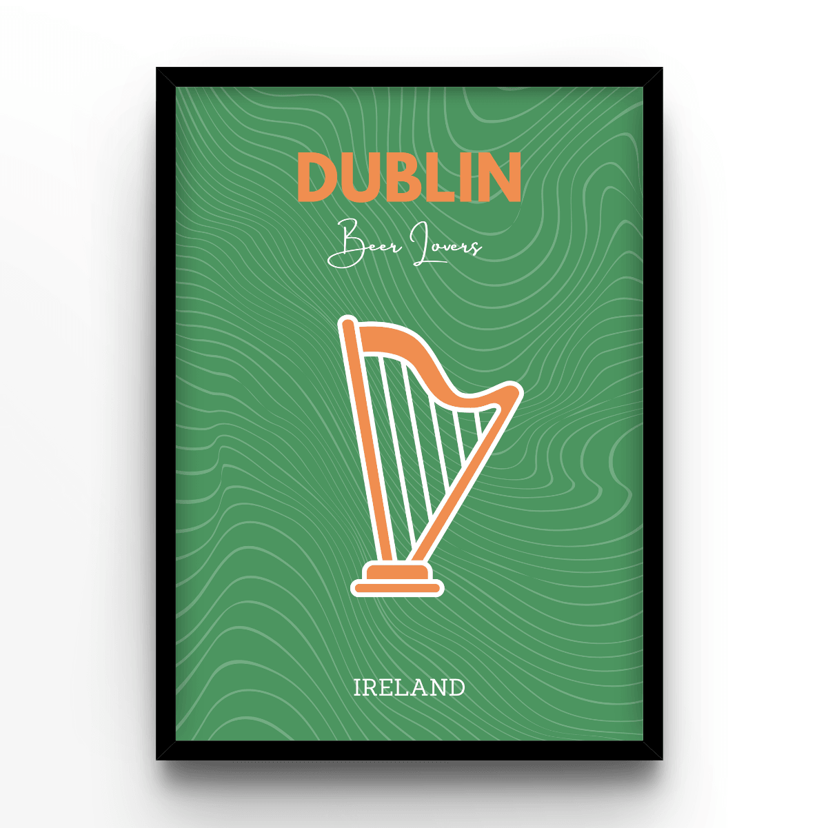Dublin - A4, A3, A2 Posters Base - Poster Print Shop / Art Prints / PostersBase