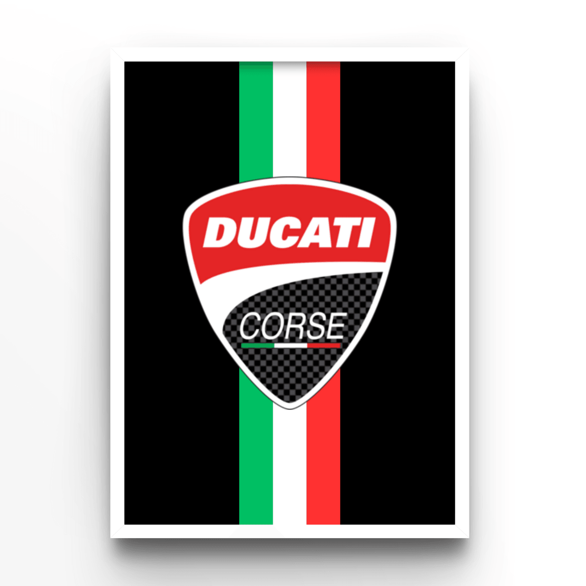 Ducati Corse - A4, A3, A2 Posters Base - Poster Print Shop / Art Prints / PostersBase