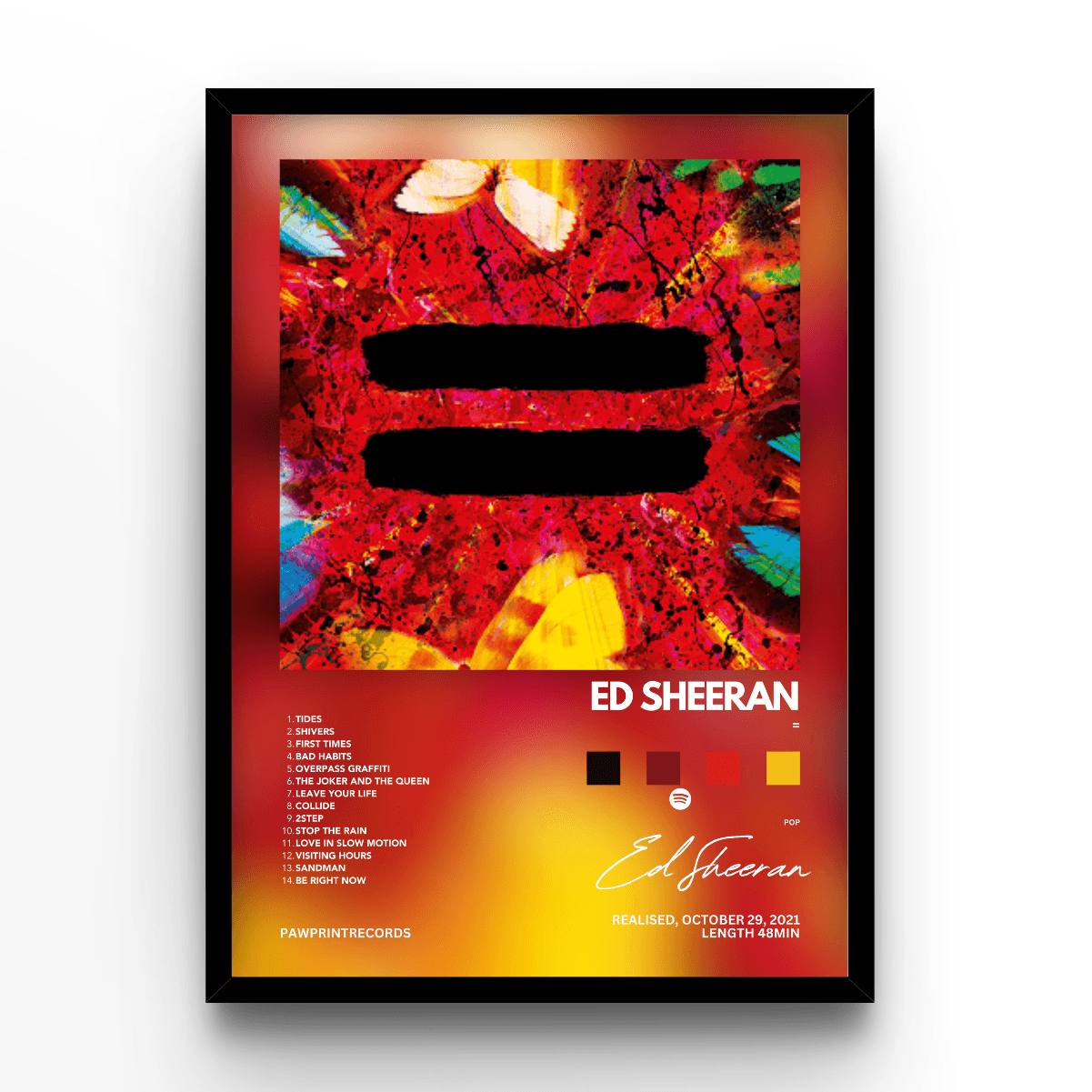 Ed Sheeran = - A4, A3, A2 Posters Base - Poster Print Shop / Art Prints / PostersBase