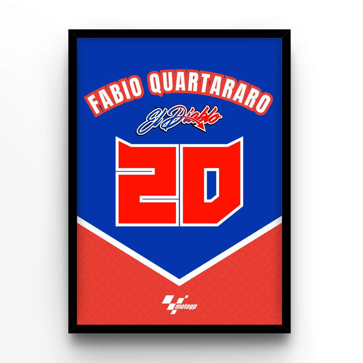 Fabio Quartararo - A4, A3, A2 Posters Base - Poster Print Shop / Art Prints / PostersBase
