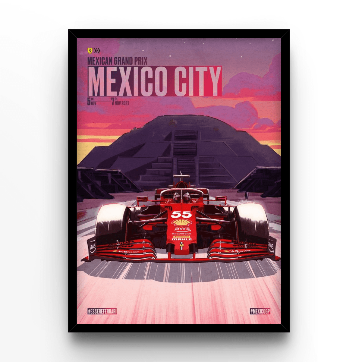 GP Mexico 2021 - A4, A3, A2 Posters Base - Poster Print Shop / Art Prints / PostersBase