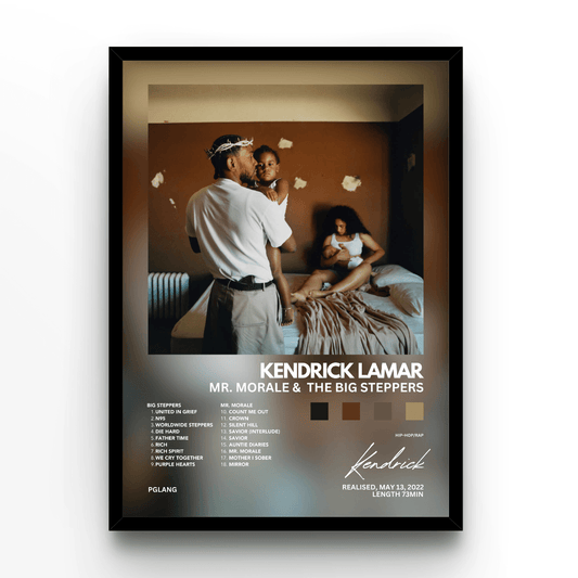 Kendrick Lamar Mr. Morales Album - A4, A3, A2 Posters Base - Poster Print Shop / Art Prints / PostersBase