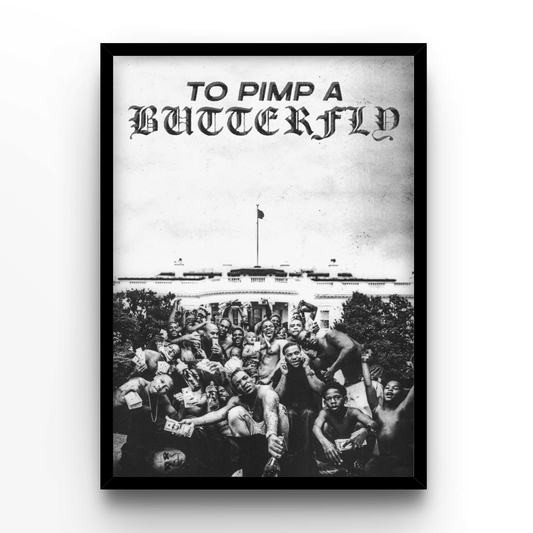 Kendrick Lamar To Pimp A Butterfly - A4, A3, A2 Posters Base - Poster Print Shop / Art Prints / PostersBase