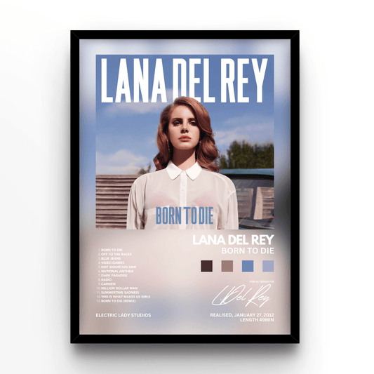 Lana Del Rey Album - A4, A3, A2 Posters Base - Poster Print Shop / Art Prints / PostersBase