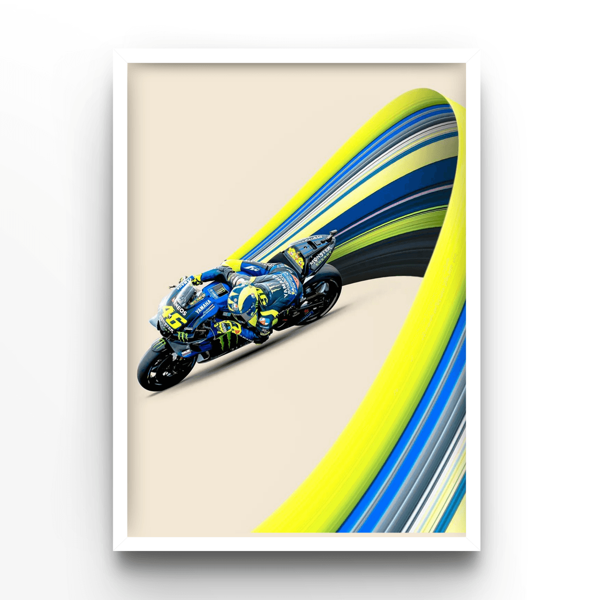 Lines Valentino Rossi - A4, A3, A2 Posters Base - Poster Print Shop / Art Prints / PostersBase