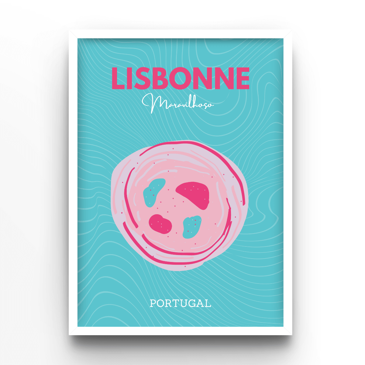 Lisbonne - A4, A3, A2 Posters Base - Poster Print Shop / Art Prints / PostersBase