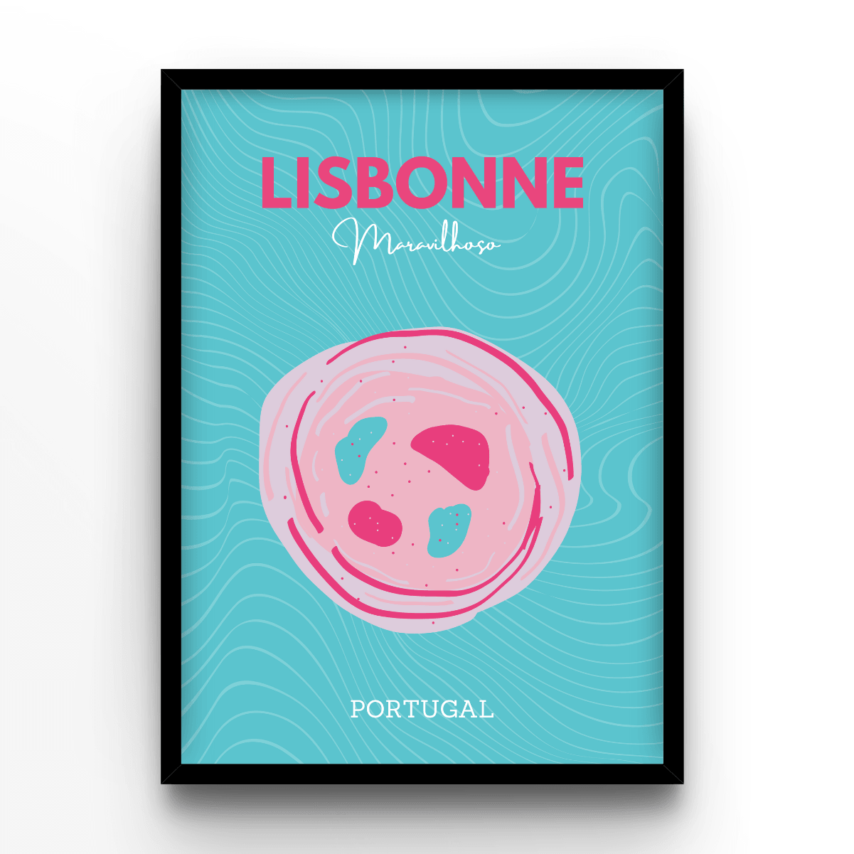 Lisbonne - A4, A3, A2 Posters Base - Poster Print Shop / Art Prints / PostersBase