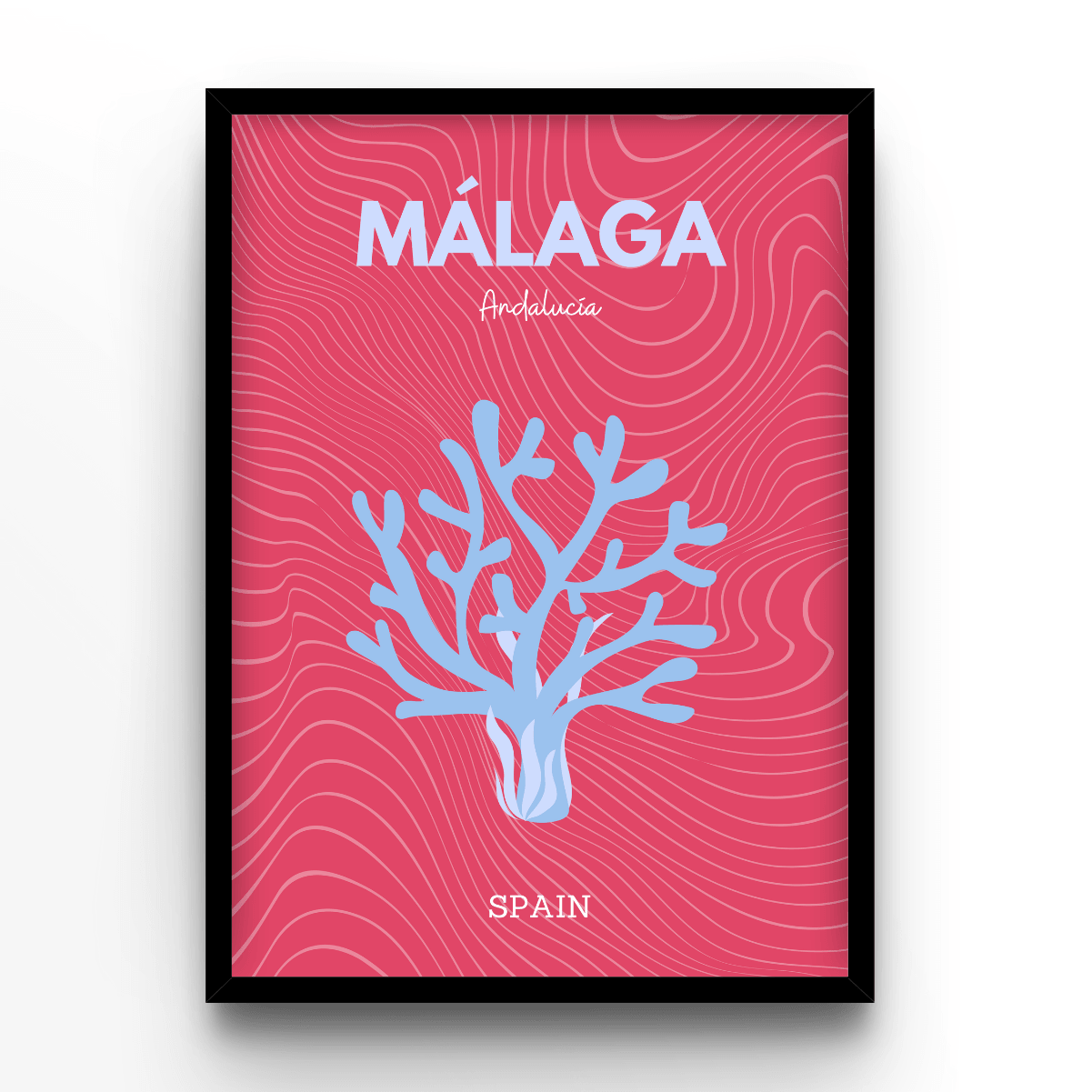 Málaga - A4, A3, A2 Posters Base - Poster Print Shop / Art Prints / PostersBase