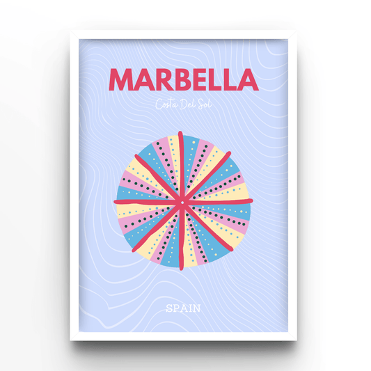 Marbella - A4, A3, A2 Posters Base - Poster Print Shop / Art Prints / PostersBase